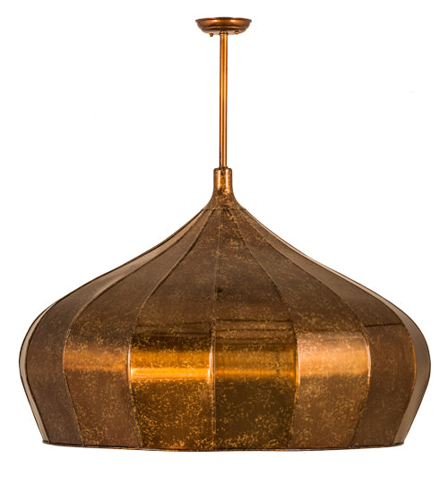 Meyda Lighting Punjab 36" Transparent Copper Pendant Light
