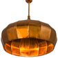 Meyda Lighting Punjab 36" Transparent Copper Pendant Light
