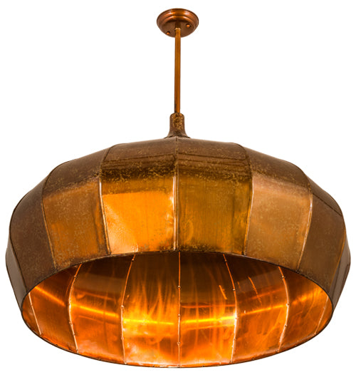 Meyda Lighting Punjab 36" Transparent Copper Pendant Light