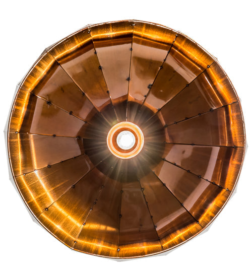 Meyda Lighting Punjab 36" Transparent Copper Pendant Light