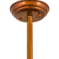 Meyda Lighting Punjab 36" Transparent Copper Pendant Light