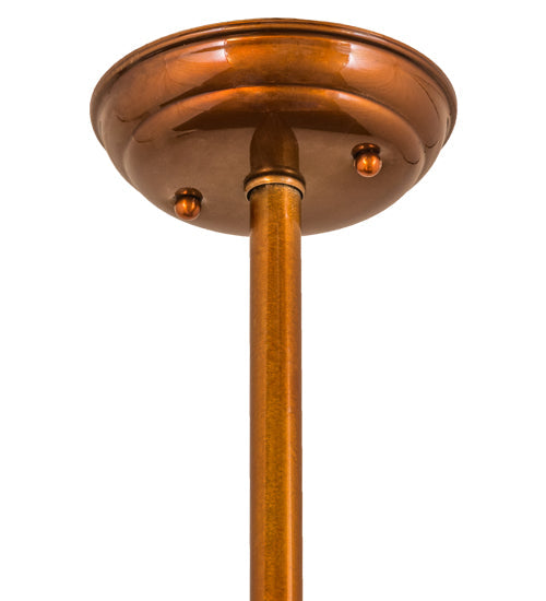 Meyda Lighting Punjab 36" Transparent Copper Pendant Light