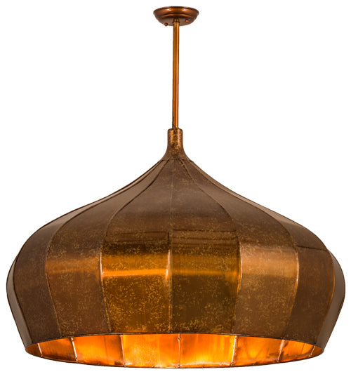 Meyda Lighting Punjab 36" Transparent Copper Pendant Light