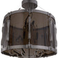 Meyda Lighting Purple Haze 26" 6-Light LED Nickel Pendant Light With Smoke Idalight Shade Glass