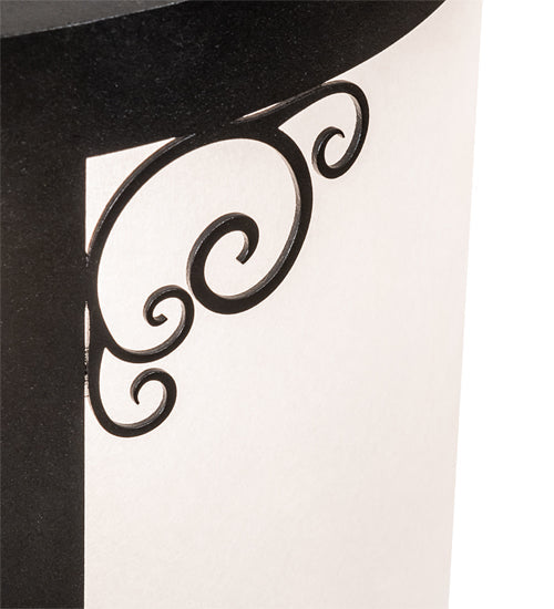 Meyda Lighting Putrelo 10" Old Wrought Iron Pendant Light With Contrail Mist Idalight Shade