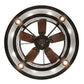 Meyda Lighting Putrelo 45" 16-Light Old Wrought Iron Chandelier With Contrail Mist Idalight Shade and Fan