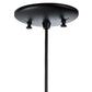Meyda Lighting Quadrato 10" Textured Black Mist Pendant Light With Mist and White Shade Glass