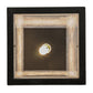 Meyda Lighting Quadrato 15" Solar Black Kitzi Pendant Light With White Statuario Idalight Shade Glass