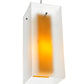 Meyda Lighting Quadrato 17" Timeless Bronze Shadow Box Pendant Light With Contrail Mist Idalight and Tawnyrock Idalight Shade Glass