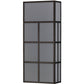 Meyda Lighting Quadrato 18" 6-Light Oil Rubbed Bronze Helsinki Wall Sconce With White Statuario Idalight Shade Glass