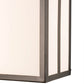 Meyda Lighting Quadrato 18" 6-Light Oil Rubbed Bronze Helsinki Wall Sconce With White Statuario Idalight Shade Glass