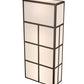 Meyda Lighting Quadrato 18" 6-Light Oil Rubbed Bronze Helsinki Wall Sconce With White Statuario Idalight Shade Glass