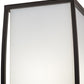 Meyda Lighting Quadrato 21" Oil Rubbed Bronze Kitzi Pendant Light With White Statuario Idalight Shade Glass