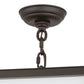 Meyda Lighting Quadrato 21" Oil Rubbed Bronze Kitzi Pendant Light With White Statuario Idalight Shade Glass