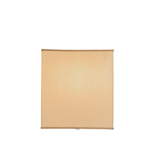 Meyda Lighting Quadrato 26" 2-Light Nickel Bombay Flush Mount Light With Honey Textrene Shade