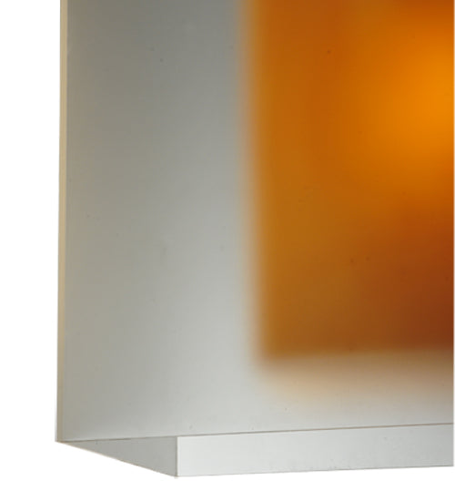 Meyda Lighting Quadrato 48" 3-Light Timeless Bronze Shadow Box Island Pendant Light With Contrail Mist And Tawnyrock Idalight Shade