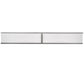 Meyda Lighting Quadrato 48" 4-Light Nickel Island Flush Mount Light With White Statuario Idalight Shade