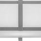 Meyda Lighting Quadrato 48" 4-Light Nickel Island Flush Mount Light With White Statuario Idalight Shade