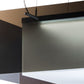 Meyda Lighting Quadrato 48" LED Extreme Chrome Island Shadow Box Pendant Light With Clear Black and White Shade Glass