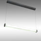 Meyda Lighting Quadrato 48" LED Weatherable Silver Livello Pendant Light With White Statuario Idalight Shade