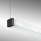 Meyda Lighting Quadrato 48" LED Weatherable Silver Livello Pendant Light With White Statuario Idalight Shade