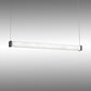 Meyda Lighting Quadrato 48" LED Weatherable Silver Livello Pendant Light With White Statuario Idalight Shade