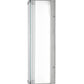 Meyda Lighting Quadrato 5" LED Polished Nickel Wall Sconce With Clear & Frosted Clear Shade Glass