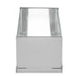 Meyda Lighting Quadrato 5" LED Polished Nickel Wall Sconce With Clear & Frosted Clear Shade Glass