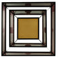 Meyda Lighting Quadrato 51" 4-Light Timeless Bronze Umador Semi-flush Mount Ceiling Light With Aubergine Organza Shade
