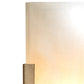 Meyda Lighting Quadrato 6" 2-Light Gold Metallic Vicio Wall Sconce With Beige Sahara Taupe Idalight Shade