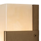 Meyda Lighting Quadrato 6" 2-Light Gold Metallic Vicio Wall Sconce With Beige Sahara Taupe Idalight Shade