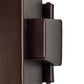 Meyda Lighting Quadrato 6" 2-Light Mahogany Bronze Torre Wall Sconce