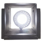 Meyda Lighting Quadrato 6" 2-Light Textured Black Torre Wall Sconce