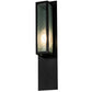 Meyda Lighting Quadrato 6" Bronze Diamond Wall Sconce With Frosted Wire Shade Glass