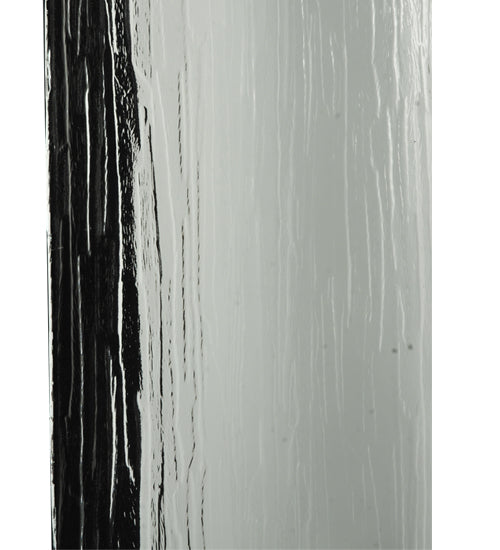 Meyda Lighting Quadrato 6" Nickel Wall Sconce With Clear Mist Shade Glass