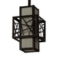Meyda Lighting Quadrato 7"Sq Dark Bronze Rich Umador Pendant Light With Creme Carrara Idalight Shade