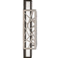 Meyda Lighting Quadrato 8" Nickel & Timeless Bronze Rich Umador Wall Sconce With Whitestone Idalight Shade