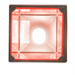 Meyda Lighting Quadrato 9" Timeless Bronze Firebird Mini Pendant Light With Rubyrock Idalight Shade