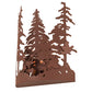 Meyda Lighting Quail Hunter With Dog 11" Rust Wall Sconce