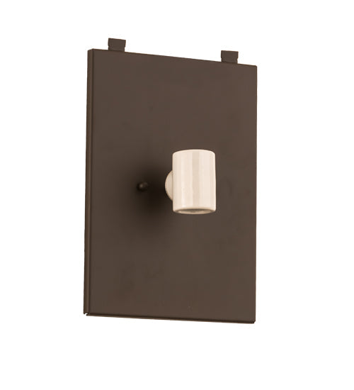 Meyda Lighting Quail Hunter With Dog 16" 2-Light Oil Rubbed Bronze Wall Sconce With Silver Mica Shade Glass