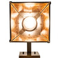 Meyda Lighting Quiet Pond 7" Timeless Bronze Wall Sconce With Amber Mica Shade Glass