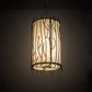 Meyda Lighting Rama 18" 13-Light Oil Rubbed Bronze Pendant Light With Sahara Taupe Idalight Shade