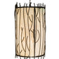 Meyda Lighting Rama 18" 13-Light Oil Rubbed Bronze Pendant Light With Sahara Taupe Idalight Shade