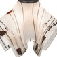 Meyda Lighting Ramoscelli 10" Craftsman Brown Pendant Light With White Iridescent & Black Streamers Shade Glass