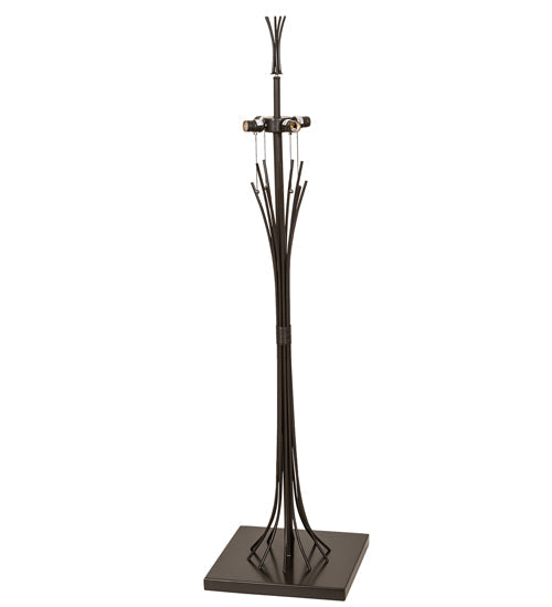 Meyda Lighting Ramus 63" 4-Light Timeless Bronze Floor Lamp Base