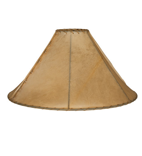 Meyda Lighting Rawhide 24" Brown Natural Rawhide Shade