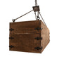 Meyda Lighting Reclamare 60" 12-Light Oil Rubbed Bronze Island Pendant Light With Silver Mica Shade Glass