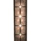 Meyda Lighting Reclamare 61" 12-Light Oil Rubbed Bronze Island Pendant Light With Silver Mica Shade Glass