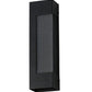 Meyda Lighting Redemption 5" 2-Light Satin Black & Wrought Iron Wall Sconce With White Statuario Idalight Shade Glass