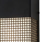 Meyda Lighting Redemption 5" 2-Light Satin Black & Wrought Iron Wall Sconce With White Statuario Idalight Shade Glass